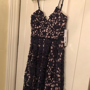 NWT Navy Lace Dress